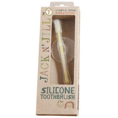 Jack N' Jill Silicone Baby Toothbrush Single Pack