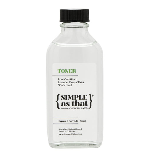 Simple As That Facial Toner 100ml, Witch Hazel With Lavender & Rose Otto Water