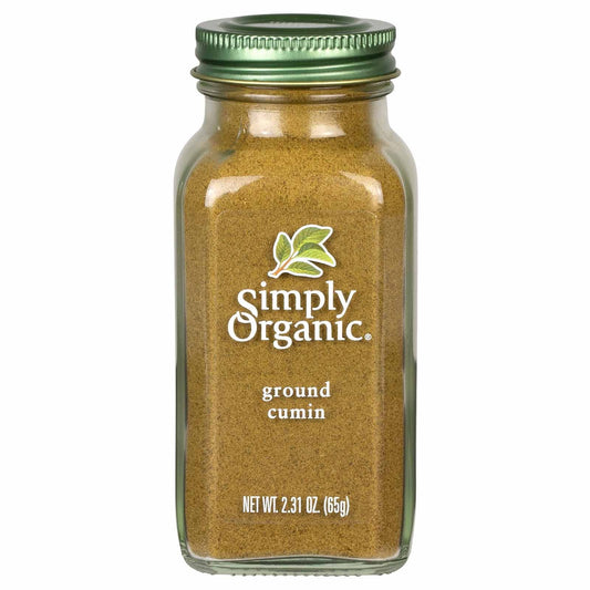 Simply Organic Cumin Seed Ground 65g, (Glass Jar)