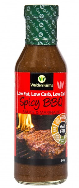 Walden Farms Guilt Free Spicy BBQ Sauce & Marinade 340g