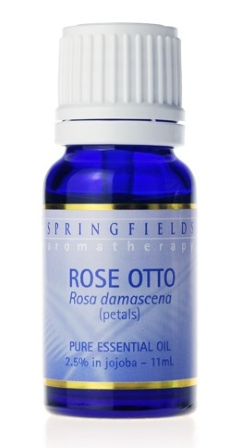 Springfields Aromatherapy Oil, Rose 2.5% In Jojoba 11ml