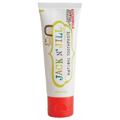 Jack N' Jill Natural Calendula Children's Toothpaste + Organic Strawberry Flavour 50g