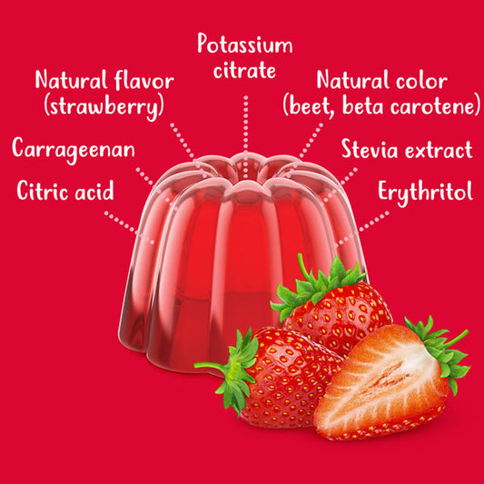 Simply Delish Jel Dessert & Sugar Free 20g, Natural Strawberry Flavour
