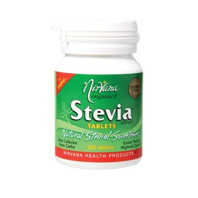 Nirvana Organics Stevia 150 Tablets, 250 Tablets Or 500 Tablets, Certified Organic