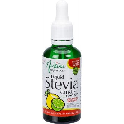 Nirvana Organics Liquid Stevia 50ml, Please Choose A Flavour From The Drop Down Menu