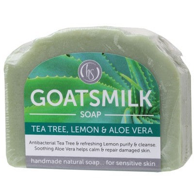 Harmony Soapworks Tea Tree, Lemon & Aloe Vera Goats Milk Soap 140g