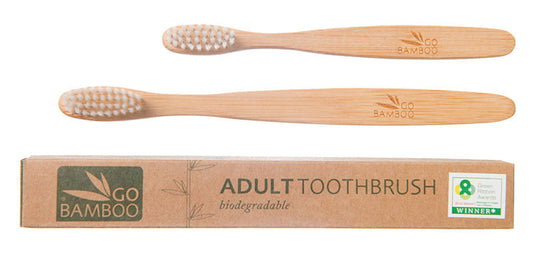 Go Bamboo BPA Free Adult Toothbrush Single Pack