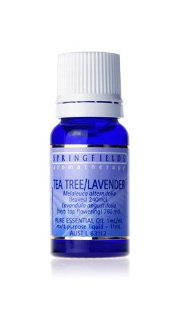 Springfields Organic Tea Tree / Lavender Aromatherapy Oil 11ml