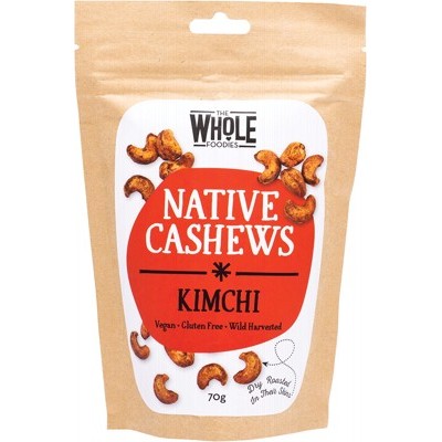 The Whole Foodies Native Cashews 70g Kimchi Flavour