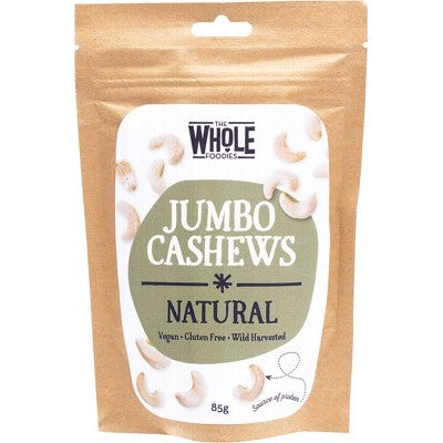 The Whole Foodies Jumbo Cashews 85g Natural