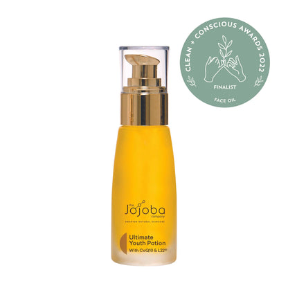 The Jojoba Company Jojoba Ultimate Youth Potion With CoQ10 & L22® 50ml, Age Defying