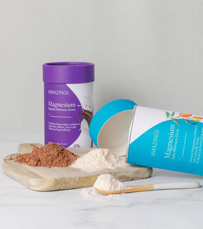 Amazing Oils Magnesium Daily Wellness Drink 200g, Tropical Mango Flavour