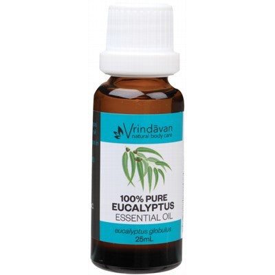 Vrindavan Essential Oil 100% Pure Eucalyptus, 25ml Or 50ml