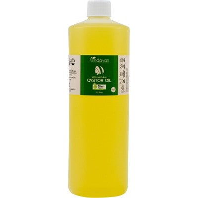 Vrindavan Castor Oil 100ml, 250ml Or 1L, Certified Organic