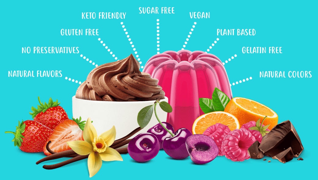 Simply Delish Jel Dessert- Sugar Free 20g, Natural Strawberry Flavour