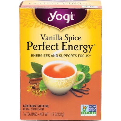 Yogi Tea Herbal Tea, Vanilla Spice Perfect Energy 16 Bags